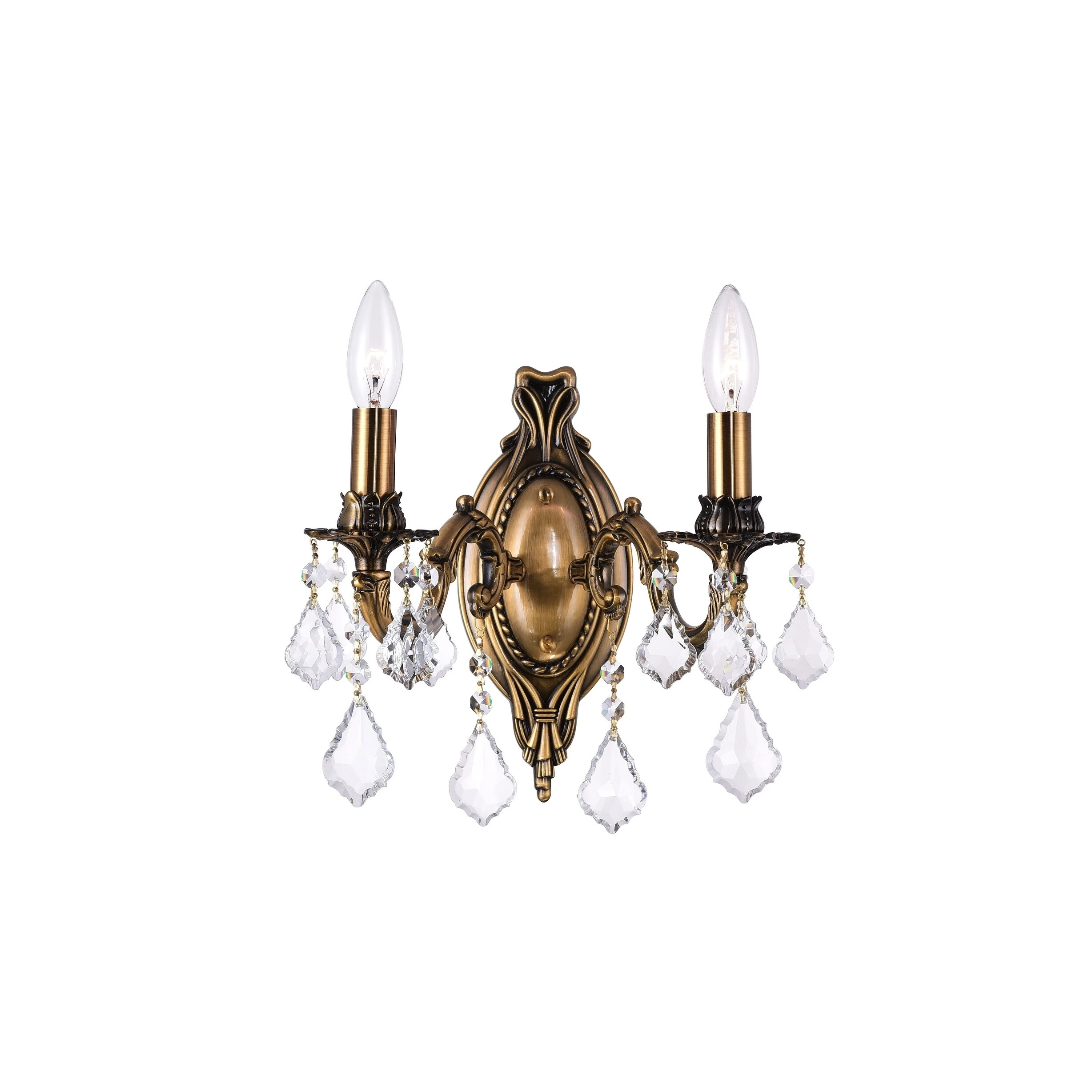 New ✨ Gracewood Hollow Butake 2-light Wall Sconce With Goldtone Finish ❤️ 3 New ✨ Gracewood Hollow Butake 2-light Wall Sconce With Goldtone Finish ❤️