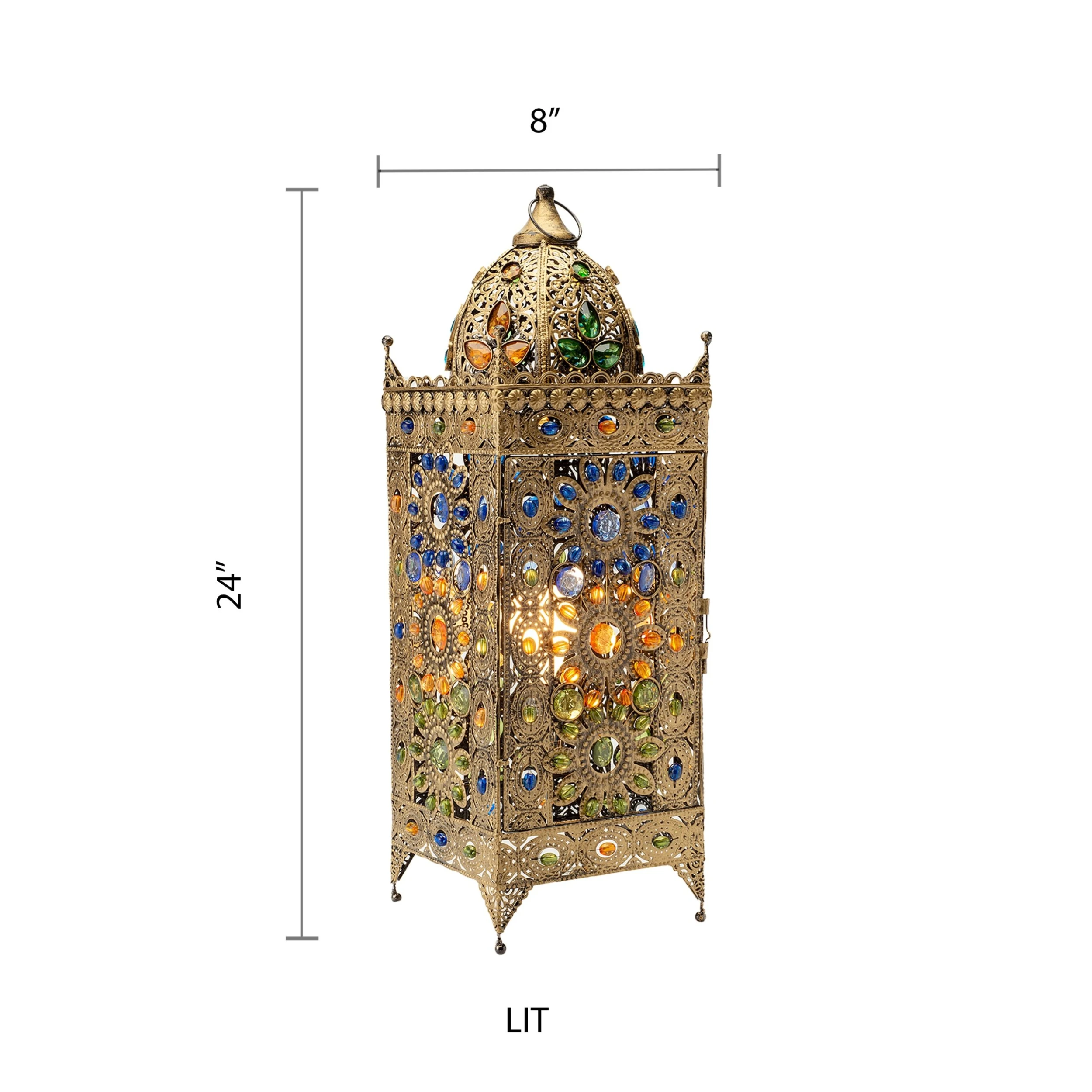 Brand new ???? Gracewood Hollow Ellams 24-inch Jeweled Turkish Table Lamp ???? 6 Brand new ???? Gracewood Hollow Ellams 24-inch Jeweled Turkish Table Lamp ???? - Image 4