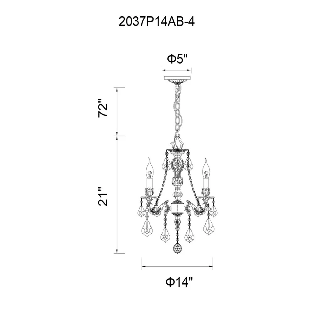 Cheapest ???? Gracewood Hollow Ngande 4-light Mini Pendant With Antique Brass Finish ⭐ 4 Cheapest ???? Gracewood Hollow Ngande 4-light Mini Pendant With Antique Brass Finish ⭐ - Image 2