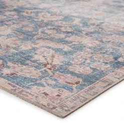 Outlet ???? Gracewood Hollow Carty Indoor/Outdoor Oriental Blue And Light Pink Area Rug ???? -Gracewood Hollow shop Aiden Indoor Outdoor Oriental Blue Light Pink Area Rug 3