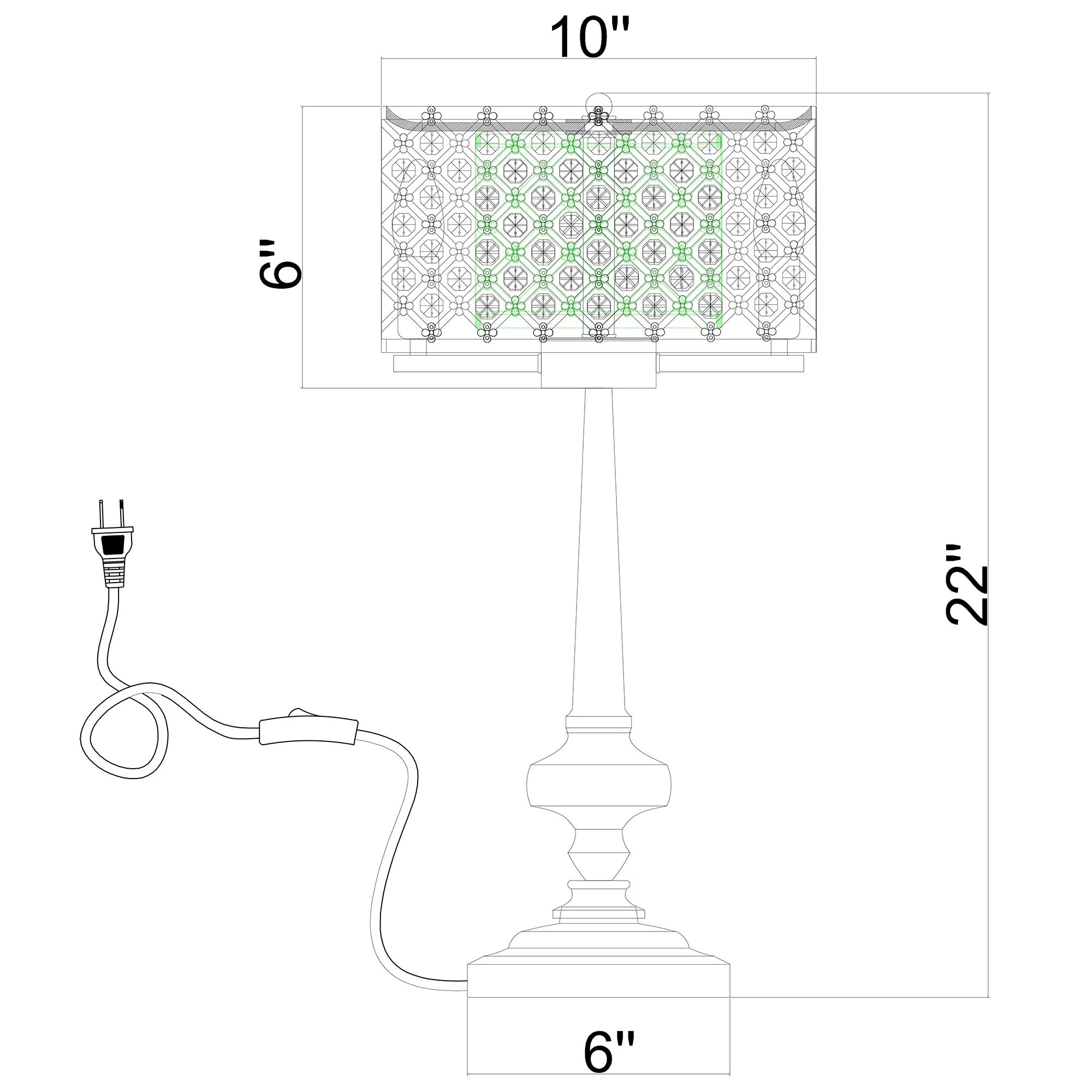 Hot Sale ???? Gracewood Hollow Huo 3-light Table Lamp ???? 5 Hot Sale ???? Gracewood Hollow Huo 3-light Table Lamp ???? - Image 3
