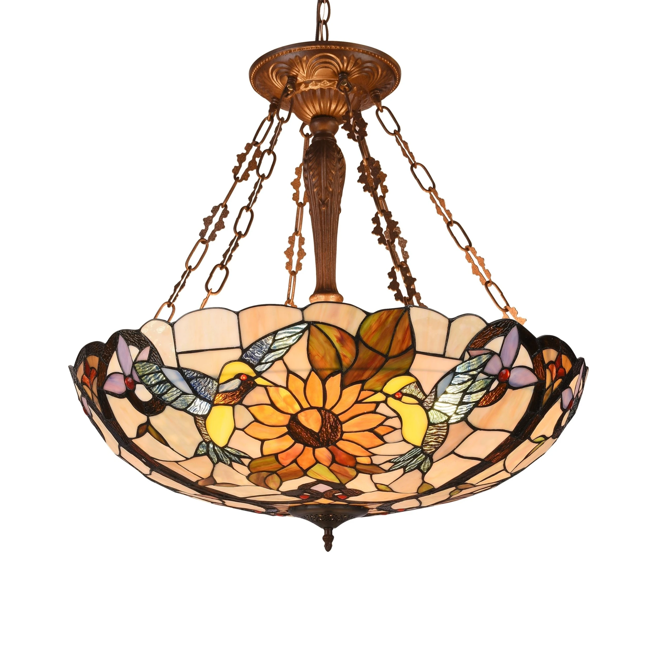 Budget ???? Gracewood Hollow Bongo 4-light Antique Dark Bronze Inverted Pendant With Multicolored Stained Glass Animal Shade ???? 3 Budget ???? Gracewood Hollow Bongo 4-light Antique Dark Bronze Inverted Pendant With Multicolored Stained Glass Animal Shade ????
