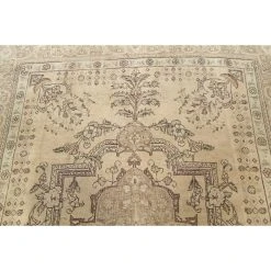 Budget ⭐ Gracewood Hollow Malezian Muted Blend Knotted Hand Knotted Wool Rug - 9'11" X 6'8" ???? -Gracewood Hollow shop Antique Muted Tabriz Hand Knotted Wool Distressed Persian Area Rug 911 x 68 025e4187 6b00 4882 8771 da2e937a0317