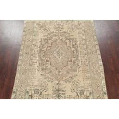 Budget ⭐ Gracewood Hollow Malezian Muted Blend Knotted Hand Knotted Wool Rug - 9'11" X 6'8" ???? -Gracewood Hollow shop Antique Muted Tabriz Hand Knotted Wool Distressed Persian Area Rug 911 x 68 be146134 8551 4b82 bb0f 65b604a77dea