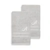 Buy ???? Gracewood Hollow John Turkish Cotton Set Of 2 Grey Hand Towels With White Script Monogr Grey/g ???? -Gracewood Hollow shop Authentic Hotel and Spa Omni Turkish Cotton Terry Set of 2 Grey Hand Towels with White Script Monogrammed Initial f08e2692 216b 428a b7fe a5e8c12fbfb5