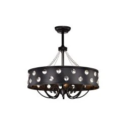 Brand new ⭐ Gracewood Hollow 31-inch Matte Black Ceiling Fan Crystal ⭐ 11 Brand new ⭐ Gracewood Hollow 31-inch Matte Black Ceiling Fan Crystal ⭐ -Gracewood Hollow shop Avan Matte Black 31 Inch 3 Blade Fandelier Includes Remote b26dbd25 9cc0 44e7 8a8f c5814d800dae