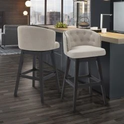 Buy ???? Gracewood Hollow Maraire Wood Swivel Barstool Tan ???? -Gracewood Hollow shop Beil Wood Swivel Barstool N A 89c8a19e ec9a 47e9 b22d 1d0b78804e4b 1000
