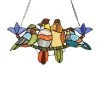 Best deal ???? Gracewood Hollow Deffalah 78-piece Stained Glass Birds Window Suncatcher ????