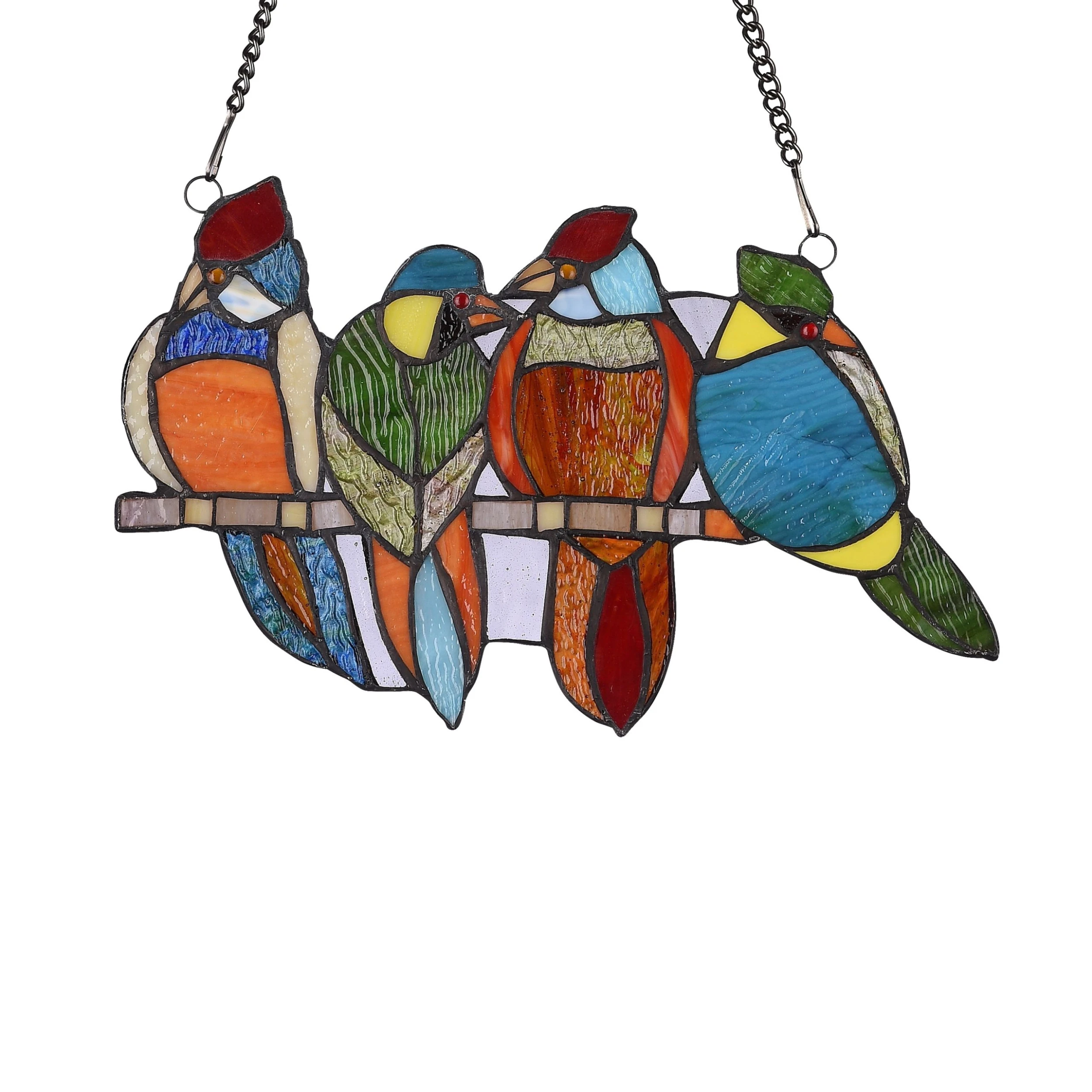 Cheapest ???? Gracewood Hollow Deffalah 65-piece Stained Glass Birds Window Suncatcher ???? 4 Cheapest ???? Gracewood Hollow Deffalah 65-piece Stained Glass Birds Window Suncatcher ???? - Image 2