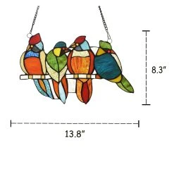 Cheapest ???? Gracewood Hollow Deffalah 65-piece Stained Glass Birds Window Suncatcher ???? 9 Cheapest ???? Gracewood Hollow Deffalah 65-piece Stained Glass Birds Window Suncatcher ???? -Gracewood Hollow shop Bird Design Window Panel Suncatcher 75c2f597 a1aa 4c60 9270 db364bf8d4be