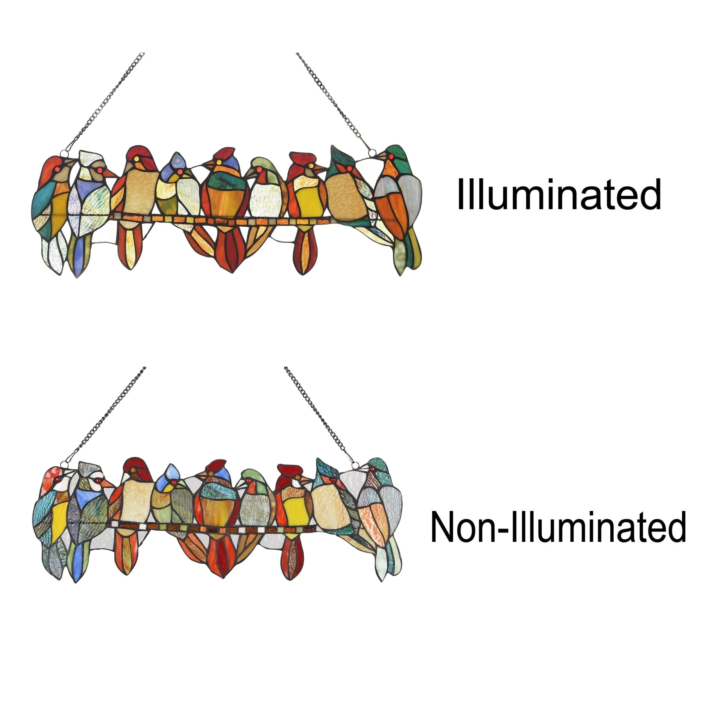 Coupon ???? Gracewood Hollow Deffalah 146-piece Stained Glass Birds Window Suncatcher ???? 5 Coupon ???? Gracewood Hollow Deffalah 146-piece Stained Glass Birds Window Suncatcher ???? - Image 3