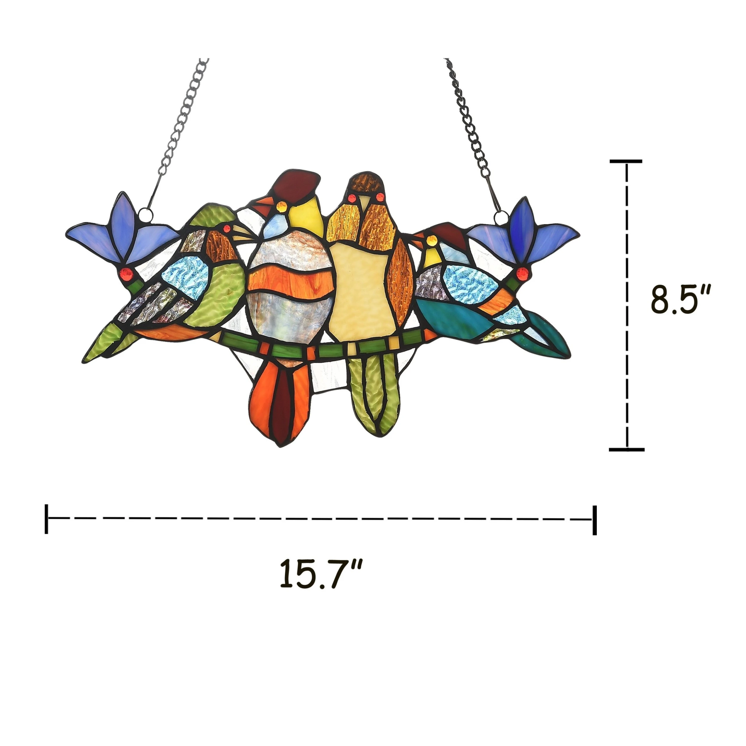 Best deal ???? Gracewood Hollow Deffalah 78-piece Stained Glass Birds Window Suncatcher ???? 6 Best deal ???? Gracewood Hollow Deffalah 78-piece Stained Glass Birds Window Suncatcher ???? - Image 4