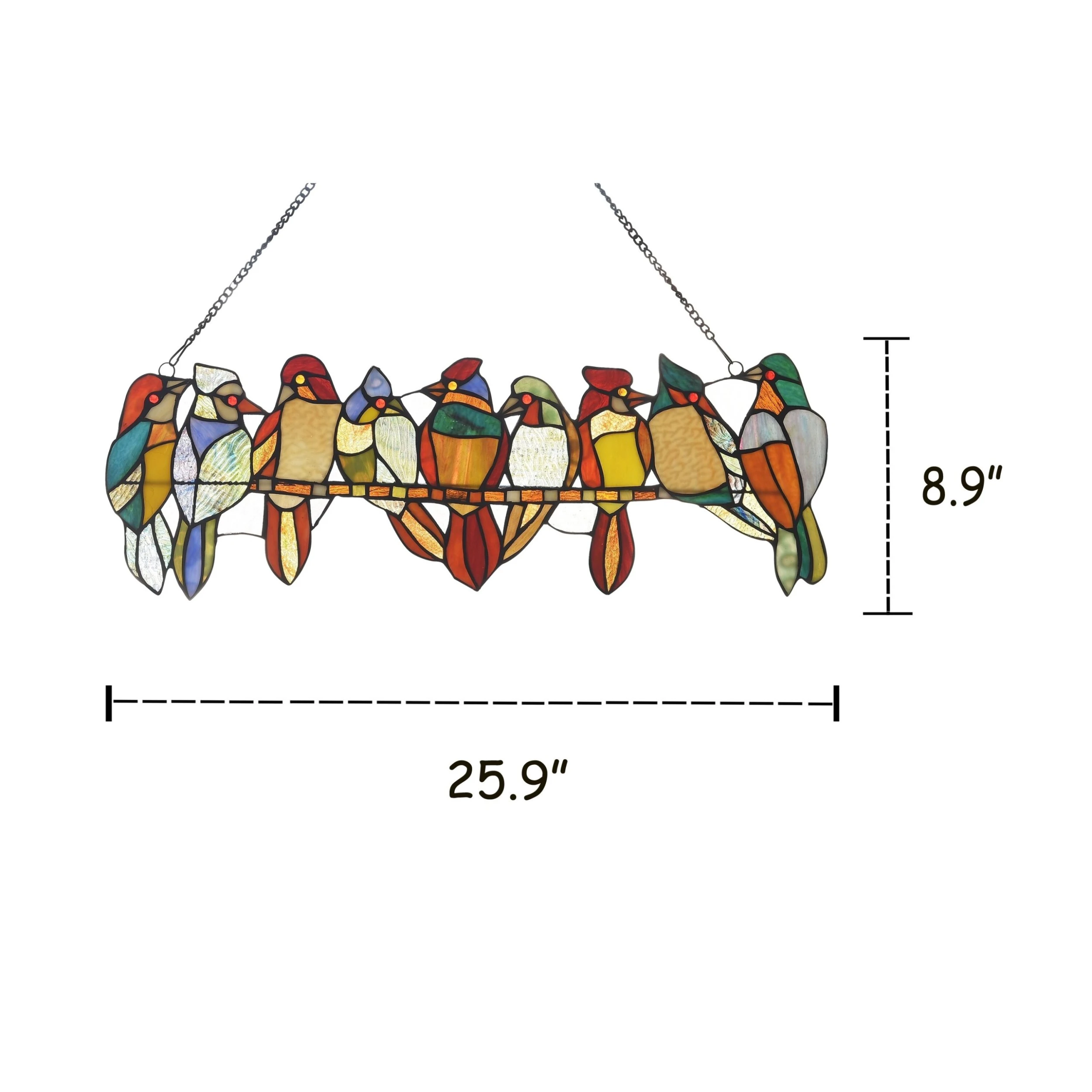 Coupon ???? Gracewood Hollow Deffalah 146-piece Stained Glass Birds Window Suncatcher ???? 6 Coupon ???? Gracewood Hollow Deffalah 146-piece Stained Glass Birds Window Suncatcher ???? - Image 4