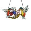 Top 10 ⌛ Gracewood Hollow Deffalah 75-piece Stained Glass Birds/Flowers Window Suncatcher ????
