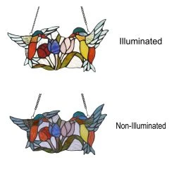 Top 10 ⌛ Gracewood Hollow Deffalah 75-piece Stained Glass Birds/Flowers Window Suncatcher ???? -Gracewood Hollow shop Bird and Flower Design Window Panel Suncatcher ac7e374c 25b5 4177 86cb 70fb1c127dcf