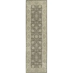 Budget ???? Gracewood Hollow Occom Border Floral Panel Area Rug ????