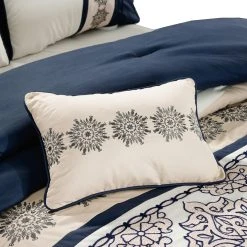 New ???? Gracewood Hollow Heco 7-piece Embroidered Comforter Set Multi / Gold / Navy ???? -Gracewood Hollow shop Brentley Embroideried 7 piece comforter set 650e3a73 dd61 45fb 9716 c3bac861b2e8