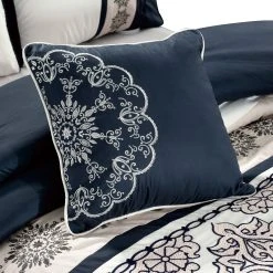 New ???? Gracewood Hollow Heco 7-piece Embroidered Comforter Set Multi / Gold / Navy ???? -Gracewood Hollow shop Brentley Embroideried 7 piece comforter set a885ef97 2bb5 466f 9897 7d06b2facfd3