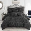 Hot Sale ✨ Gracewood Hollow Redshirt Black 10-piece Bed In A Bag Comforter Set ???? -Gracewood Hollow shop Chic Home 10 Piece Grantfield Bed In A Bag Black Comforter Set 5db2e1b8 9e0c 4964 ab25 4d3338bf015d