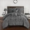 Best reviews of ✔️ Gracewood Hollow Redshirt Charcoal 10-piece Bed In A Bag Comforter Set ⭐ -Gracewood Hollow shop Chic Home 10 Piece Grantfield Bed In A Bag Charcoal Comforter Set 1f3c4c13 9c92 4050 a620 e40300c31a28