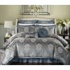 Buy ???? Gracewood Hollow Millum Jacquard 9-piece Comforter Set Blue ???? -Gracewood Hollow shop Chic Home Antonio Jacquard Scroll Fabric 9 piece Comforter Set b2517e69 66d8 4689 80a0 54752f811552
