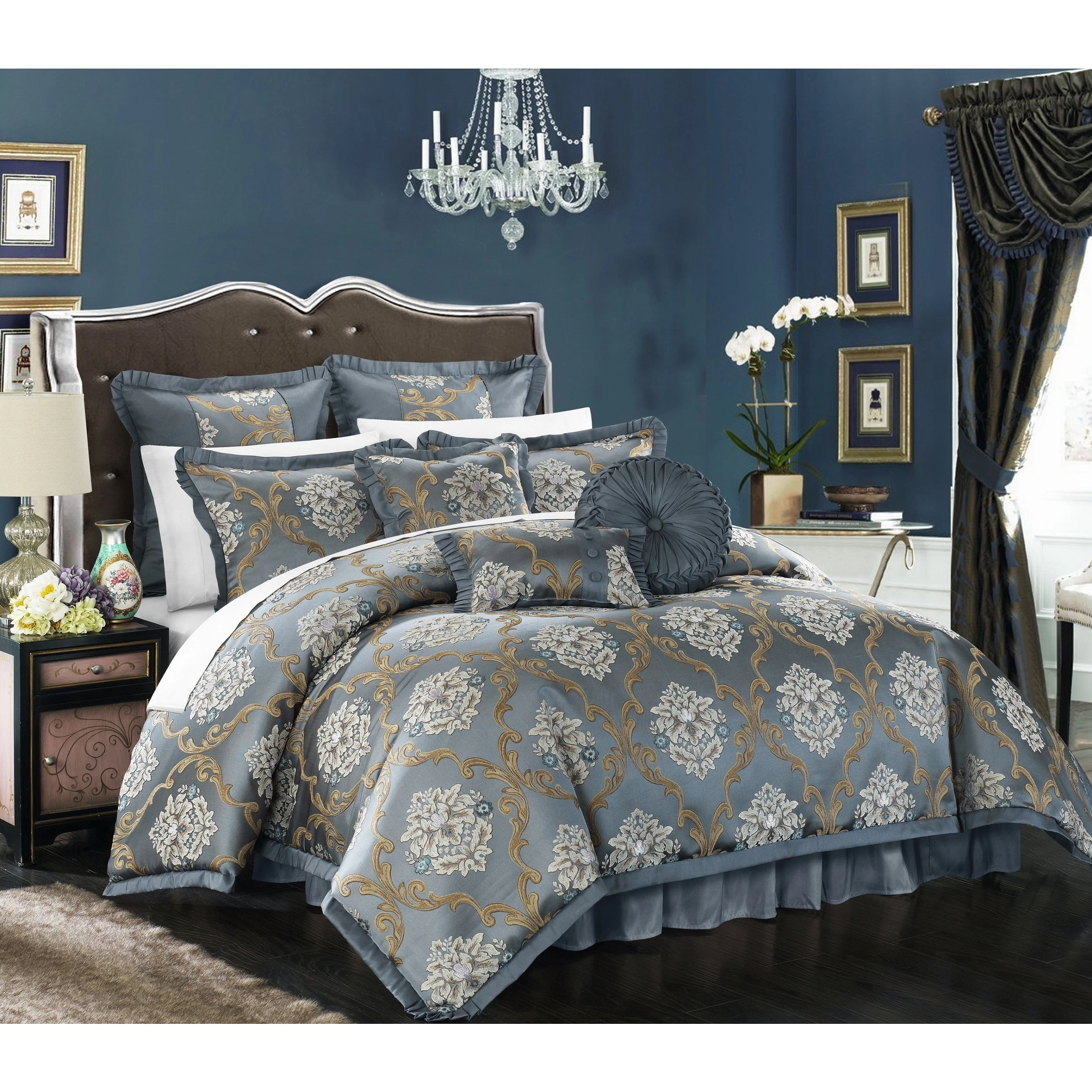 Buy ???? Gracewood Hollow Millum Jacquard 9-piece Comforter Set Blue ???? 4 Buy ???? Gracewood Hollow Millum Jacquard 9-piece Comforter Set Blue ???? - Image 2