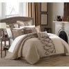 New ???? Gracewood Hollow Khadra Taupe 12-piece Bed-in-a-bag And Sheet Set ???? 2 New ???? Gracewood Hollow Khadra Taupe 12-piece Bed-in-a-bag And Sheet Set ???? -Gracewood Hollow shop Chic Home Nancy Taupe 12 Piece Bed in a Bag with Sheet Set eaba1d16 d231 4496 96b7 61a2e1123ea9