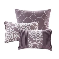 Wholesale ???? Gracewood Hollow Cornwell Purple 10-piece Comforter Set ✨ -Gracewood Hollow shop Chic Home Zarina BIB Purple 10 Piece Comforter Set 96f2d29c 4204 429a 904f 6009d7046689