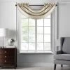 Best Pirce ???? Gracewood Hollow Galang Faux Silk Waterfall Beaded Window Valance - 42"x22" Chocolate ???? -Gracewood Hollow shop Colette Faux Silk Waterfall Beaded Window Valance 215ceaa0 83b2 44a2 a600 54dcef2ae906