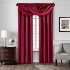Best Pirce ???? Gracewood Hollow Galang Faux Silk Waterfall Beaded Window Valance - 42"x22" Chocolate ???? -Gracewood Hollow shop Colette Faux Silk Waterfall Beaded Window Valance 70a47962 7772 4515 adb9 2528239fbd33