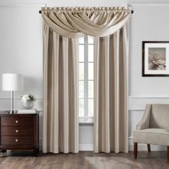 Best Pirce ???? Gracewood Hollow Galang Faux Silk Waterfall Beaded Window Valance - 42"x22" Chocolate ???? -Gracewood Hollow shop Colette Faux Silk Waterfall Beaded Window Valance bf7c2eeb d128 454a 9cf1 8eb8d9281212