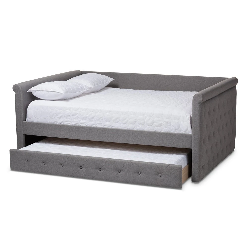 Brand new ???? Gracewood Hollow Erdrich Upholstered Daybed With Trundle Grey ???? 14 Brand new ???? Gracewood Hollow Erdrich Upholstered Daybed With Trundle Grey ???? - Image 12