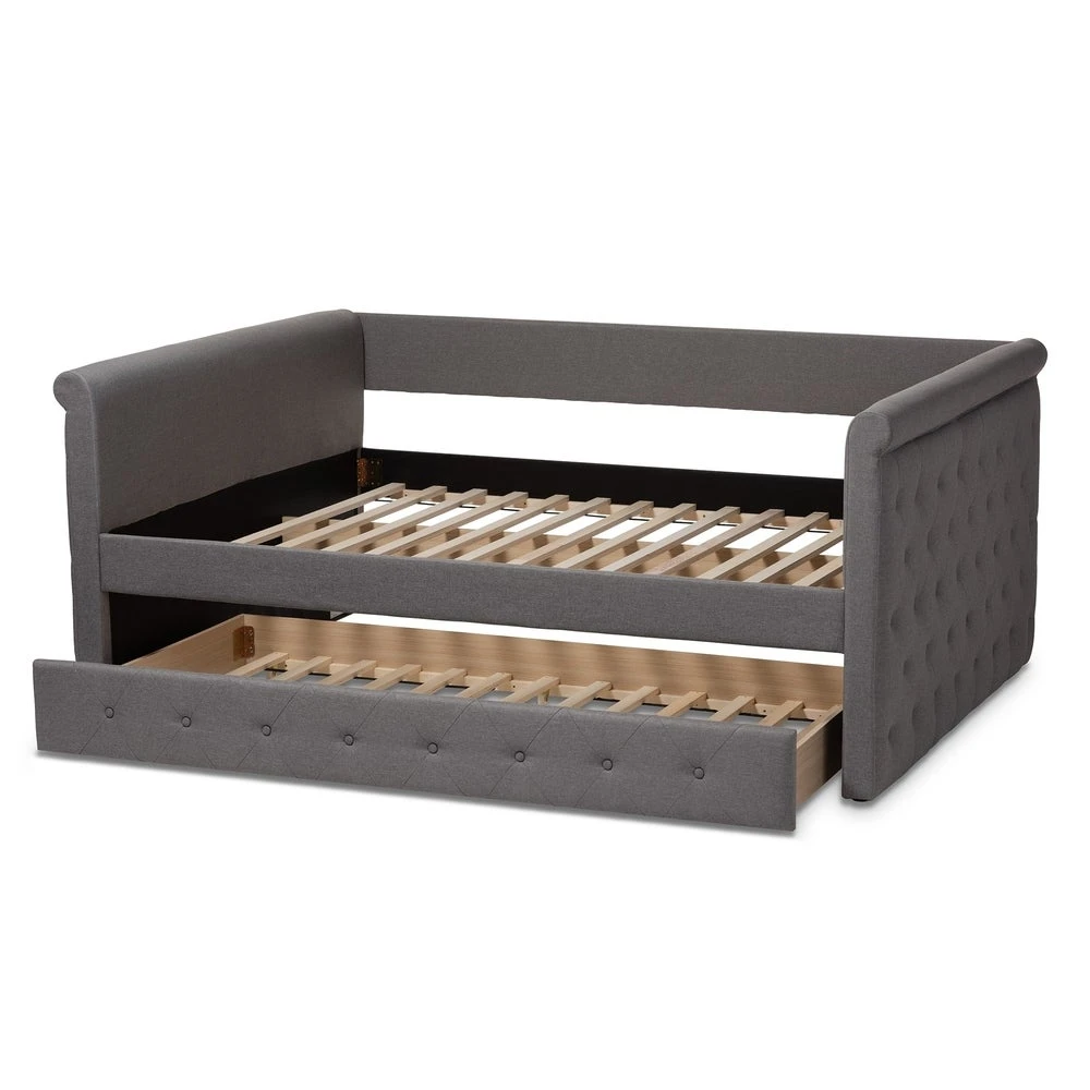 Brand new ???? Gracewood Hollow Erdrich Upholstered Daybed With Trundle Grey ???? 17 Brand new ???? Gracewood Hollow Erdrich Upholstered Daybed With Trundle Grey ???? - Image 15