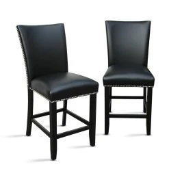Brand new ???? Gracewood Hollow Mhlanga Counter-height Dining Chairs (Set Of 2) Blue Velvet ⌛