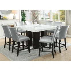 Brand new ???? Gracewood Hollow Mhlanga Counter-height Dining Chairs (Set Of 2) Blue Velvet ⌛ -Gracewood Hollow shop Crystal Modern Counter Height Dining Chair by Greyson Living Set of 2 bd5ad52d e999 4a41 bf74 1d92bc95319b 1000