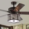 Deals ???? Gracewood Hollow Inouye 52-inch Rustic Bronze Ceiling Fan With 5-light Caged Crystal Drum Shade ???? 1 Deals ???? Gracewood Hollow Inouye 52-inch Rustic Bronze Ceiling Fan With 5-light Caged Crystal Drum Shade ???? -Gracewood Hollow shop Edard 52 inch 5 Blade 3 Light Fandelier