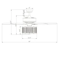 Deals ???? Gracewood Hollow Inouye 52-inch Rustic Bronze Ceiling Fan With 5-light Caged Crystal Drum Shade ???? -Gracewood Hollow shop Edard 52 inch 5 Blade 3 Light Fandelier 3