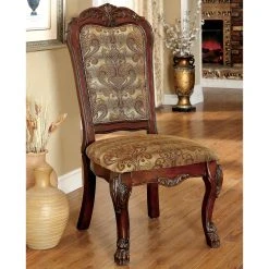 Best Sale ???? Gracewood Hollow Draskhana Traditional Cherry Dining Chairs (Set Of 2) ????