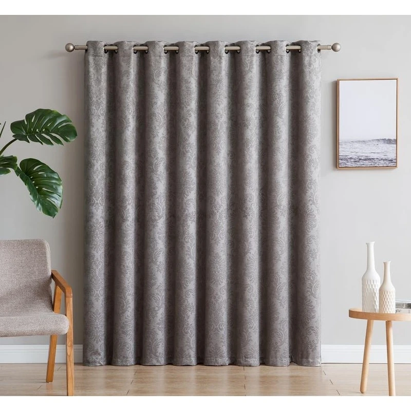 Hot Sale ???? Gracewood Hollow Plakalo Embossed Thermal-weaved Blackout Grommet Drapery Curtains Light Grey ???? 6 Hot Sale ???? Gracewood Hollow Plakalo Embossed Thermal-weaved Blackout Grommet Drapery Curtains Light Grey ???? - Image 4