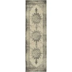 Best reviews of ???? Gracewood Hollow Oskison Faded Medallion Rug ???? -Gracewood Hollow shop Faded Heriz Ivory Grey Rug 23 X 76 7e074eaa 9c41 48c4 af43 65b3940f1468 1000