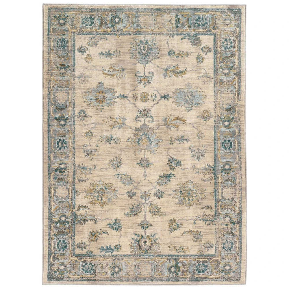 Brand new ⌛ Gracewood Hollow Strete Faded Traditional Ivory/ Blue Rug Cream/blue ???? 8 Brand new ⌛ Gracewood Hollow Strete Faded Traditional Ivory/ Blue Rug Cream/blue ???? - Image 6