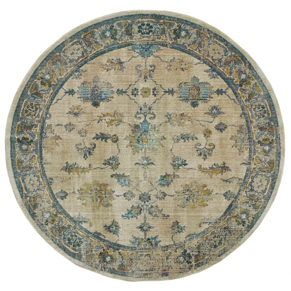 Brand new ⌛ Gracewood Hollow Strete Faded Traditional Ivory/ Blue Rug Cream/blue ???? 10 Brand new ⌛ Gracewood Hollow Strete Faded Traditional Ivory/ Blue Rug Cream/blue ???? - Image 8