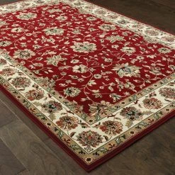 Hot Sale ✔️ Gracewood Hollow Claude Area Rug Red/cream ???? 18 Hot Sale ✔️ Gracewood Hollow Claude Area Rug Red/cream ???? -Gracewood Hollow shop Fleur Rouge Red Ivory Area Rug 53 x 76 8ec144d7 d6d2 4ba8 a66d d6042a3018b5 1000