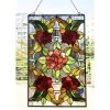 Discount ❤️ Gracewood Hollow Brugge Glass Window Panel/Suncatcher With Floral Embellishments ????
