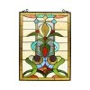 Flash Sale ???? Gracewood Hollow Nzuji Floral Stained Glass Window Panel Suncatcher ???? -Gracewood Hollow shop Floral Design Window Panel Suncatcher e4e8c198 253f 4ab9 8ed6 a848ab99580e
