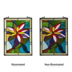 Brand new ⌛ Gracewood Hollow Mudimbe Floral Stained Glass Window Panel Suncatcher ???? 7 Brand new ⌛ Gracewood Hollow Mudimbe Floral Stained Glass Window Panel Suncatcher ???? -Gracewood Hollow shop Floral Design Window Panel Suncatcher. 1d4a3638 9631 4869 b859 78737a87777f