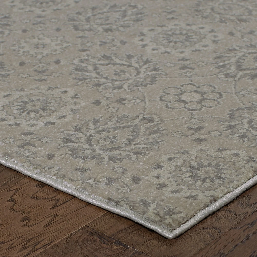 Best Pirce ⌛ Gracewood Hollow Penn Floral Oriental Rug Cream/cream ???? 11 Best Pirce ⌛ Gracewood Hollow Penn Floral Oriental Rug Cream/cream ???? - Image 9