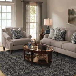 Best Pirce ⌛ Gracewood Hollow Penn Floral Oriental Rug Cream/cream ???? 21 Best Pirce ⌛ Gracewood Hollow Penn Floral Oriental Rug Cream/cream ???? -Gracewood Hollow shop Floral Oriental Navy Grey Rug 110 x 30 42b11290 9b56 4963 8586 bf6ddb836273 1000