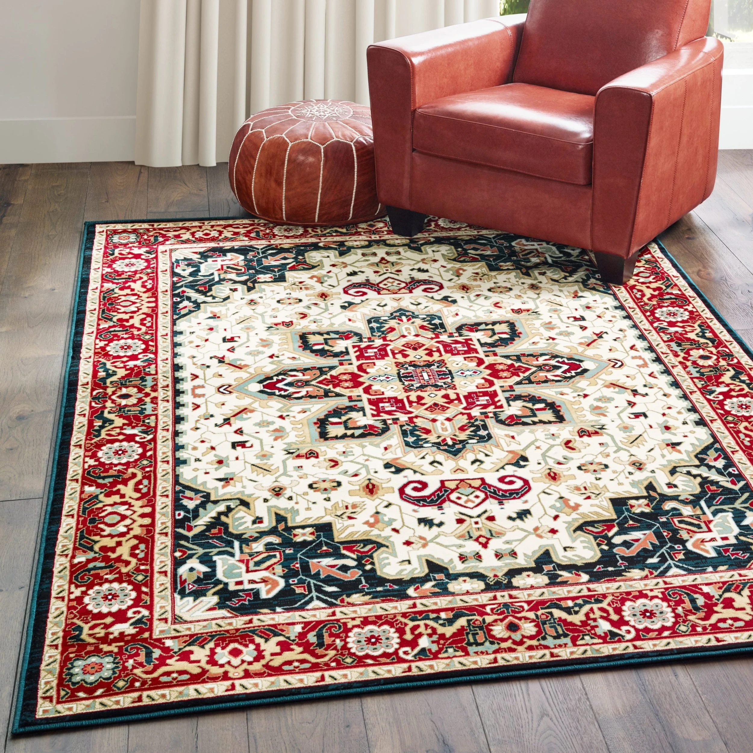 Hot Sale ???? Gracewood Hollow Adair Medallion Area Rug Red/cream ❤️ 13 Hot Sale ???? Gracewood Hollow Adair Medallion Area Rug Red/cream ❤️ - Image 11