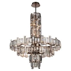 Buy ???? Gracewood Hollow Amang 18-light Champagne/ Crystal Chandelier ????
